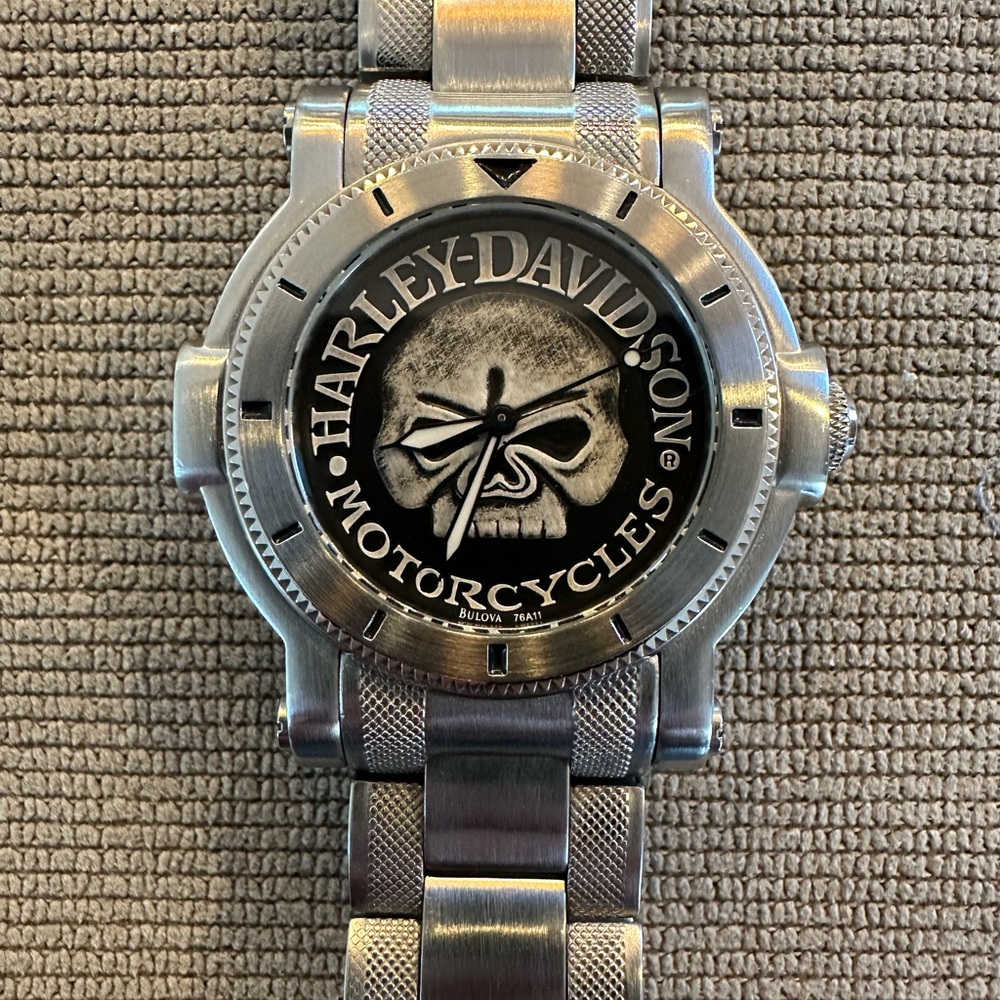 Harley-Davidson Silver Watch